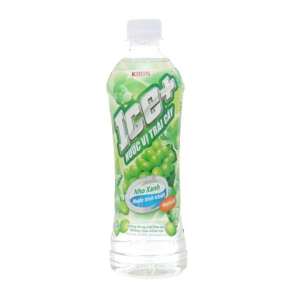 Nước trái cây Ice+ vị nho xanh 490ml