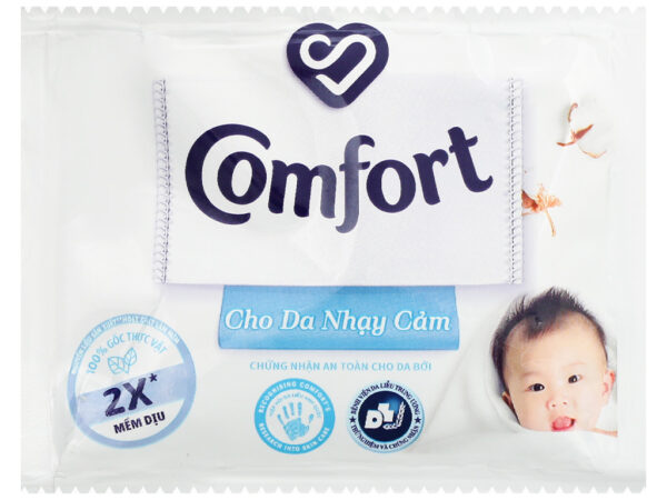 Nước xả cho bé Comfort với công thức riêng dịu nhẹ cho da nhạy cảm 20ml