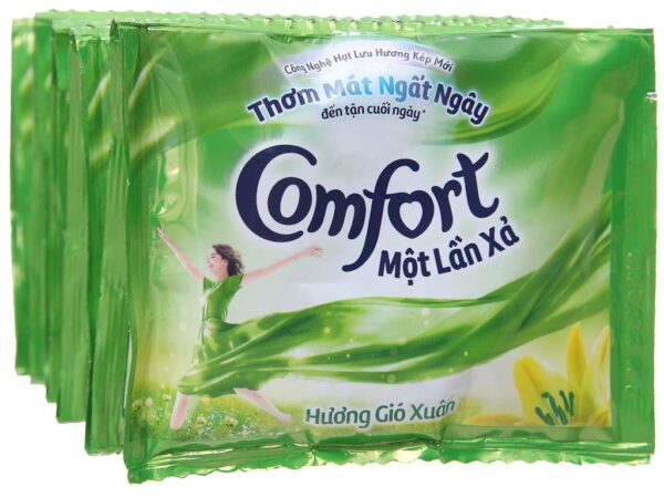 Nước xả vải Comfort một lần xả hương gió xuân 20ml