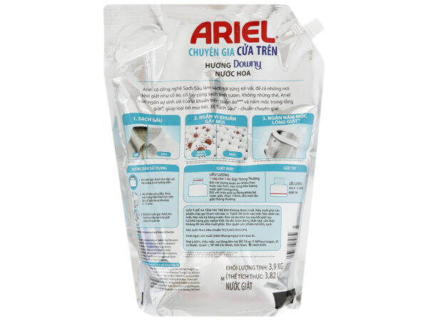  Nước giặt Ariel hương Downy nước hoa túi 3.9kg