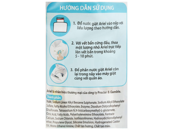 Nước Giặt Ariel Cửa Trên Hương Downy Oải Hương 3.9kg