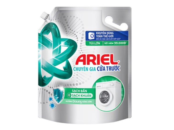 Nước giặt Ariel chuyên gia cửa trước hương Downy nắng sớm túi 3.2kg