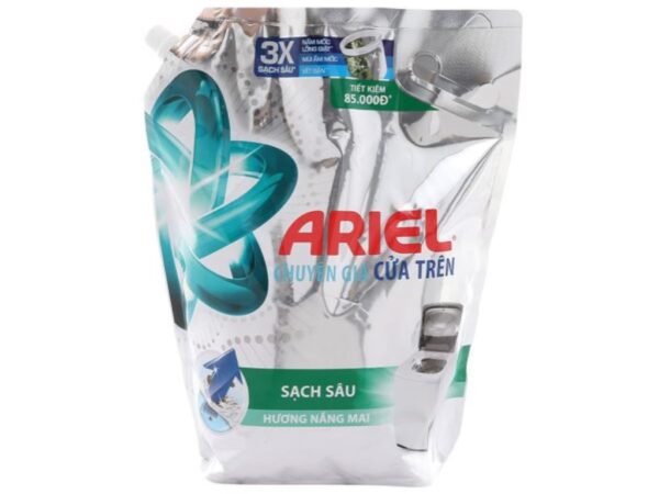 Nước Giặt Ariel Cửa Trên Sạch Sâu Hương Nắng Mai 3.5kg