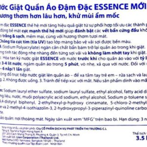 Nước giặt xả Essence Floral Thái Lan Hồng 3L