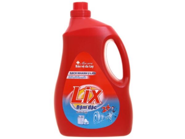 Nước Giặt Lix Đậm Đặc Khử Mùi Ẩm Mốc 3.6kg