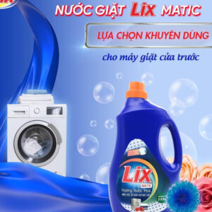 Nước Giặt Lix Matic hương nước hoa 3.6kg