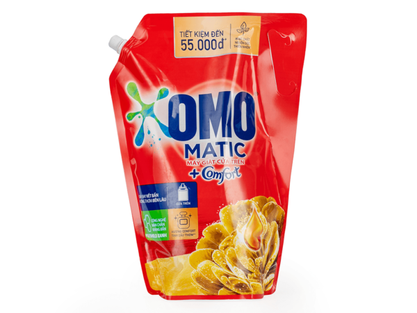 Nước giặt OMO Matic Comfort Tinh dầu thơm túi 2.8kg