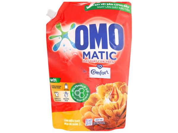 Nước giặt OMO Matic Comfort tinh dầu thơm túi 2kg