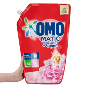 Nước giặt OMO Matic Comfort hương hoa hồng Ecuador túi 2kg