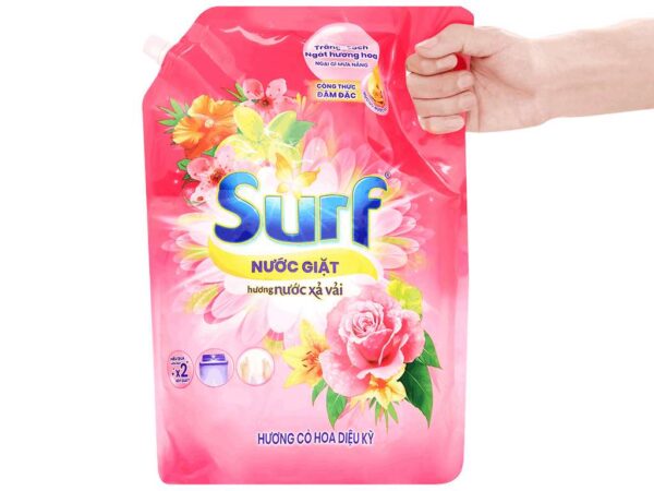 Nước Giặt SuRF Hương Hoa Cỏ Diệu Kỳ Túi 3.3kg