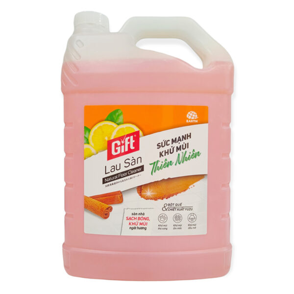 Nước Lau Sàn Gift Natural Bột Quế Và Yuzu 3.8Kg