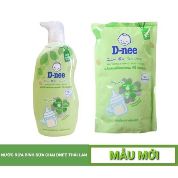 Nước rửa bình Sữa Dnee Organic Chai 750ml