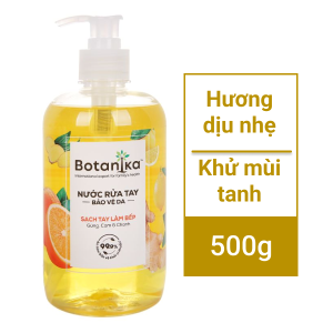 Nước rửa tay Botanika bảo vệ da sạch tay làm bếp chai 500g