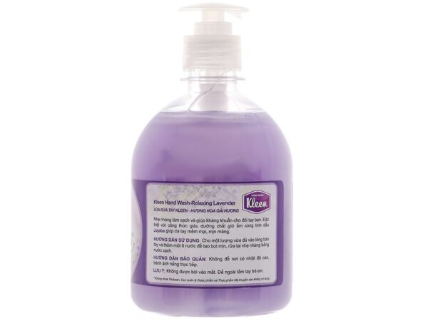 Nước rửa tay Kleen hương lavender chai 500ml