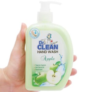 Nước rửa tay sạch khuẩn Dr. Clean hương táo chai 500ml