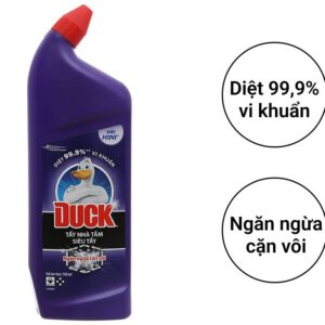 Nước tẩy bồn cầu & nhà tắm Duck Mr Muscle siêu tẩy 700ml