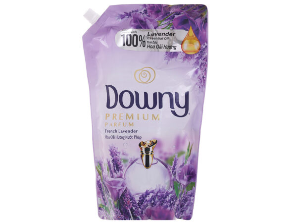 Nước xả vải Downy tinh dầu thiên nhiên hương hoa oải hương túi 2.2 lít