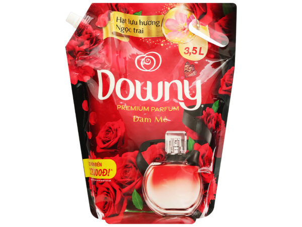 Nước xả vải Downy hương nước hoa đam mê túi 3.5 lít