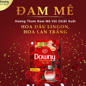 Nước Xả Vải Downy Hương Đam Mê 4L