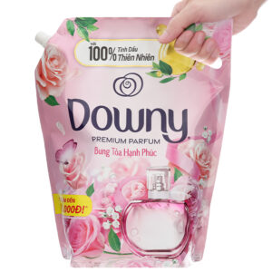 Nước xả vải Downy tinh dầu thiên nhiên bung tỏa hạnh phúc túi 3 lít