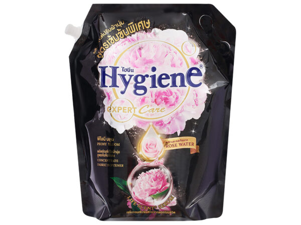 Nước Giặt xả Hygiene hương hoa mẫu đơn đen 1.8L