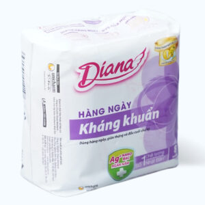 Băng Vệ Sinh Kháng Khuẩn Hàng Ngày Diana Sensi (8 Miếng/Gói)