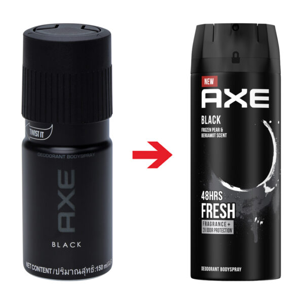 Xịt Khử Mùi AXE Cho Nam Hương Nước Hoa Black 135ml