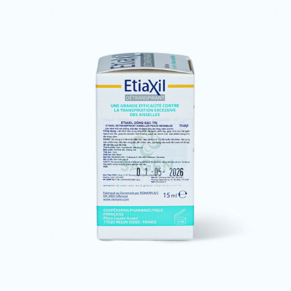 Lăn Khử Mùi EtiaXil Nhãn Xanh Cho Da Nhạy Cảm 15ml