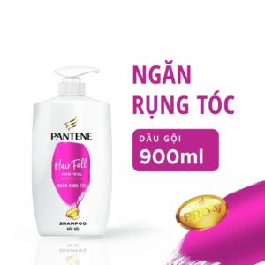 Dầu Gội Pantene Ngăn Rụng Tóc 900ml Hair Fall Control Shampoo