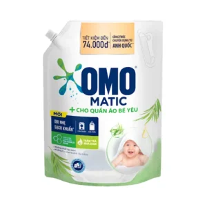 Nước giặt OMO Matic cho Quần áo Bé yêu túi 3.6kg