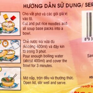 Phở gà Vifon gói 65g 