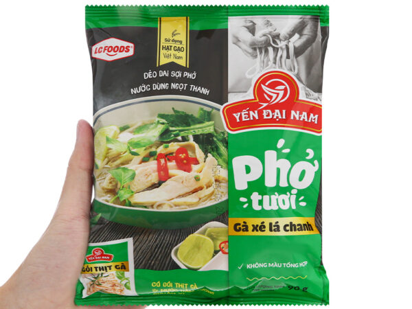 Phở tươi gà xé lá chanh LC FOODS 90g