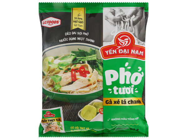 Phở tươi gà xé lá chanh LC FOODS 90g