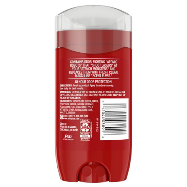 Sáp Khử Mùi Old Spice Hương Pure Sport Năng Động 68g (Đỏ)