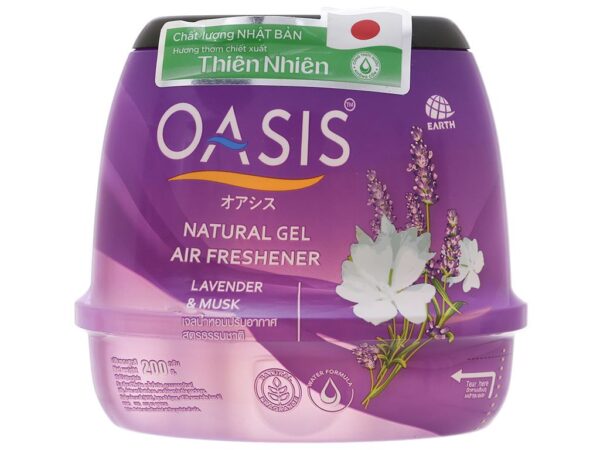 Sáp thơm Oasis natural lavender & musk 200g