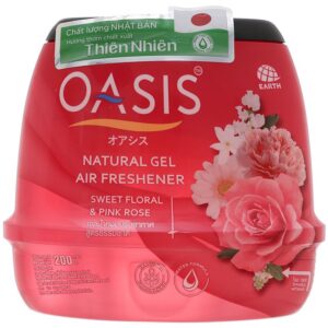 Sáp thơm Oasis natural sweet floral & pink rose 200g