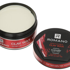 Sáp Vuốt Tóc Romano Clay Wax Giữ Nếp Lâu 68g