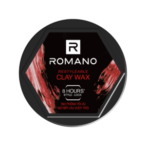 Sáp Vuốt Tóc Romano Clay Wax Giữ Nếp Lâu 68g