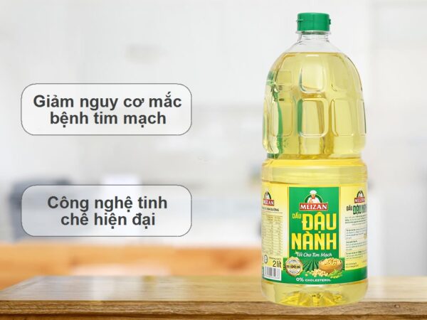 Dầu đậu nành Meizan can 2 lít