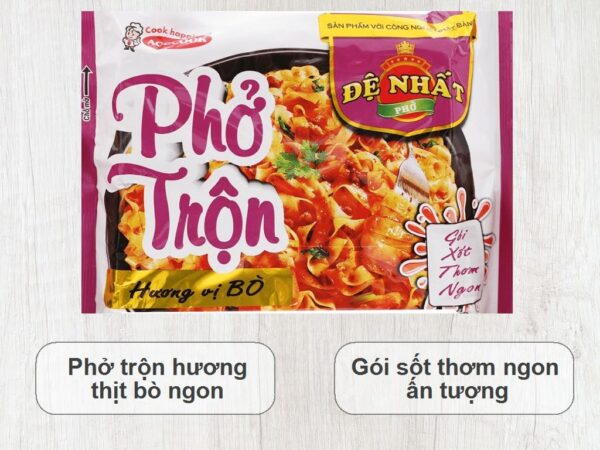 Phở trộn Đệ Nhất vị bò gói 84g