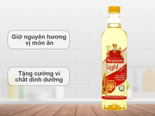 Dầu Ăn Thượng Hạng Neptune Light 1L