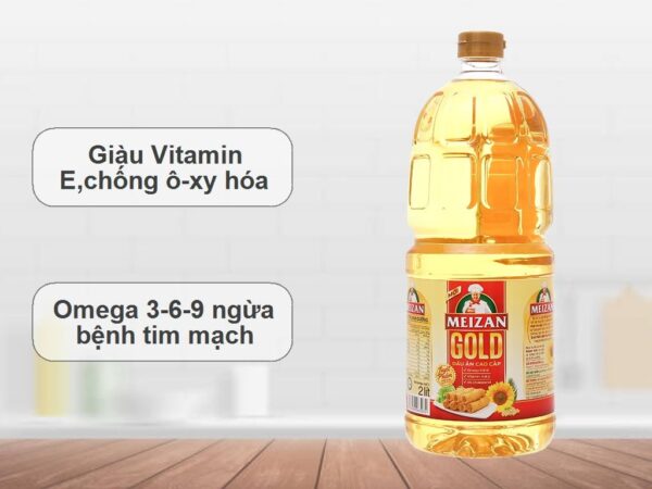 Dầu Ăn Cao Cấp Meizan Gold Chai 2L