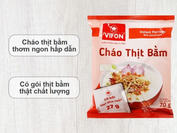 Cháo thịt bằm Vifon gói 70g