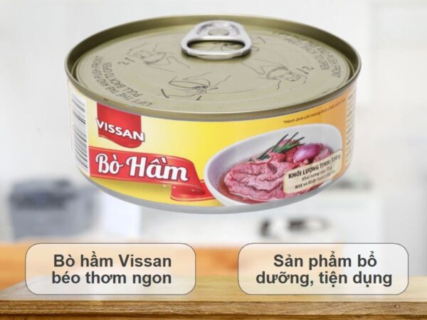 Bò hầm Vissan hộp 150g