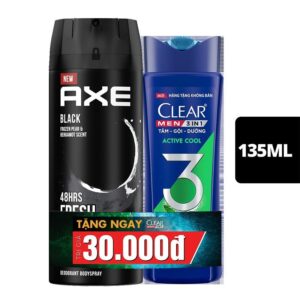 Xịt Khử Mùi Nước Hoa AXE tặng kèm clear