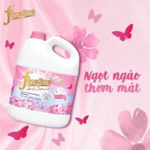 Nước Giặt Xả Thái Lan Fineline Hồng 3L