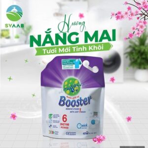 Nước giặt xả Booster hương nắng mai túi 3.2kg