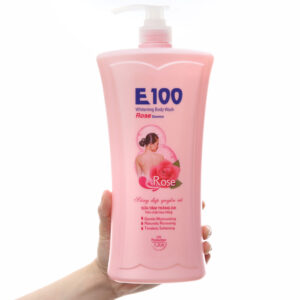 Sữa Tắm Trắng Da E100 Rose Tinh Chất Hoa Hồng 1.2 Lít