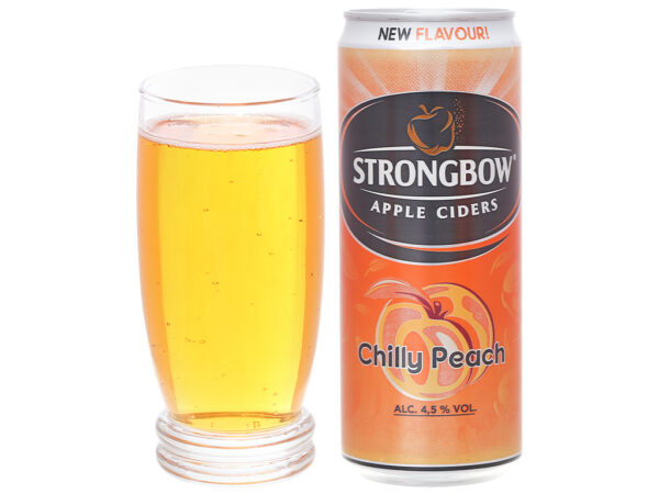 Strongbow vị đào lon 330ml