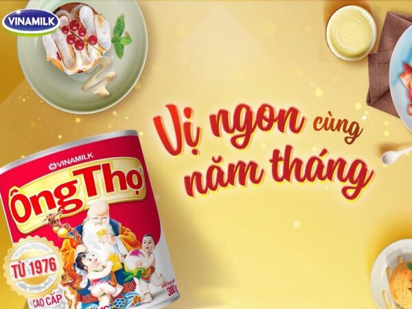 Sữa đặc có đường Ông Thọ Đỏ lon 380g